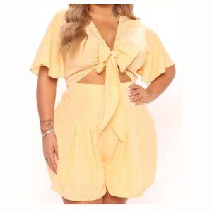 Fashion Nova Plus Size Polka Dot Set (3x)